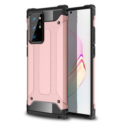 Tough Armor Υβριδική Θήκη Σιλικόνης TPU σε Συνδυαμό με Πλαστικό για Samsung Galaxy Note 20 Ultra - Ροζέ Χρυσαφί