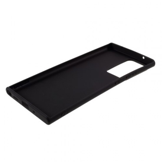 Solid Color Matte Soft TPU Protective Case for Samsung Galaxy Note20 Ultra 5G / Note20 Ultra - Black Samsung Cases Mobile