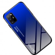 Gradient Color Tempered Glass + PC + TPU Hybrid Shell for Samsung Galaxy Note20 Ultra/Note20 Ultra 5G - Blue