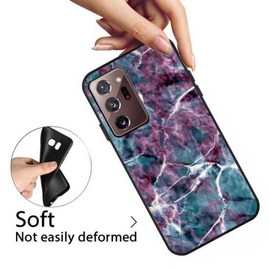 Pattern Printing TPU Case for Samsung Galaxy Note20 Ultra/Note20 Ultra 5G - Marble Texture Samsung Cases Mobile