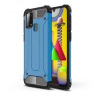 Tough Armor Υβριδική Θήκη Σιλικόνης TPU σε Συνδυαμό με Πλαστικό για Samsung Galaxy M31 - Μπλε
