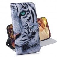 Δερμάτινη Θήκη Πορτοφόλι με Βάση Στήριξης για Samsung Galaxy M31 - Τίγρης
