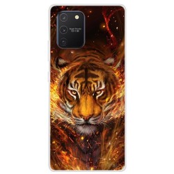 Θήκη Σιλικόνης TPU για Samsung Galaxy S10 Lite / A91 - Τίγρης