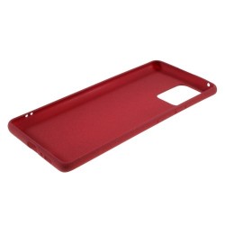 Θήκη Σιλικόνης TPU Ματ για Samsung Galaxy S10 Lite / A91 - Κόκκινο
