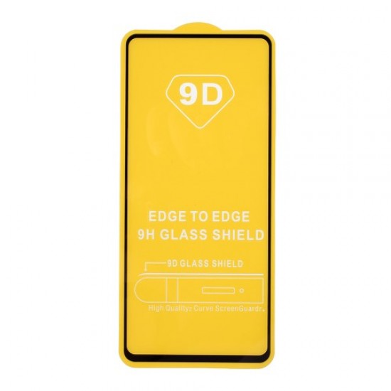 Σκληρυμένο Γυαλί (Tempered Glass) Προστασίας Οθόνης Πλήρης Κάλυψης για Samsung Galaxy S10 Lite / A91 - Μαύρο Samsung Προστατευτικά οθόνης