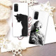 Clear Pattern Printing Soft TPU Back Shell for Samsung Galaxy S20 - Cat Samsung Cases Mobile