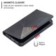 Geometric Pattern Leather Stand Case with Card Slots for iPhone 12 Pro/12 - Black Apple Cases Mobile