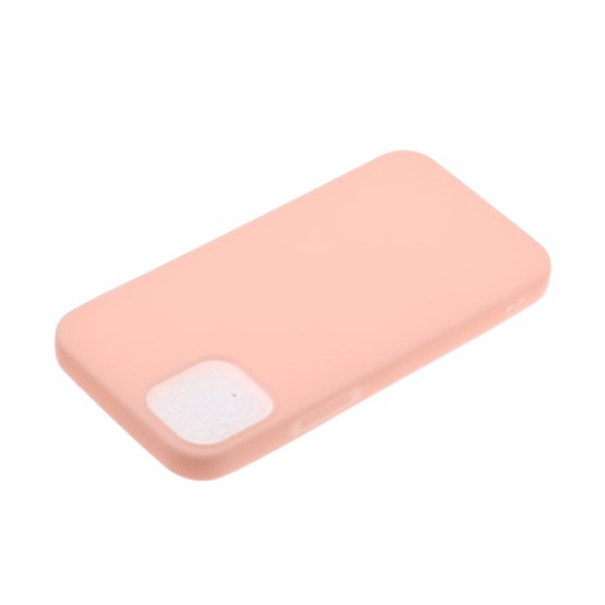 Flexible TPU Protector Mobile Phone Case for iPhone 12 Pro/12 - Light Pink Apple Cases Mobile