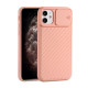 Soft TPU Phone Case with Slide Camera Lens Shield for iPhone 12 Pro Max 6.7 inch - Pink Apple Cases Mobile