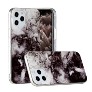 Θήκη Σιλικόνης TPU Σχέδιο Μάρμαρο για iPhone 12 Pro Max - Μαύρο με Λευκό