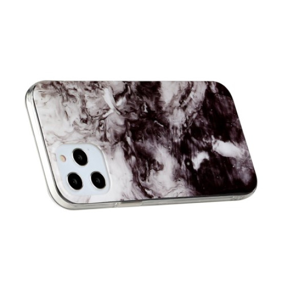 Protective Case Marble Pattern IMD TPU Cover for iPhone 12 Pro Max 6.7 inch - Style B Apple Cases Mobile