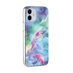 Θήκη Σιλικόνης TPU Σχέδιο Μάρμαρο για iPhone 12 mini - Πολύχρωμο