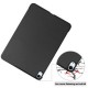 Litch Skin PU Leather Tri-fold Stand Tablet Case for iPad Air (2020) - Black Apple Cases Tablet