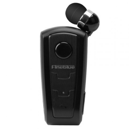 FINEBLUE F910 Ακουστικό Μονό Bluetooth Κολλάρου με Ρύθμιση Έντασης Ήχου - Μαύρο Bluetooth Ακουστικά / Ηχεία