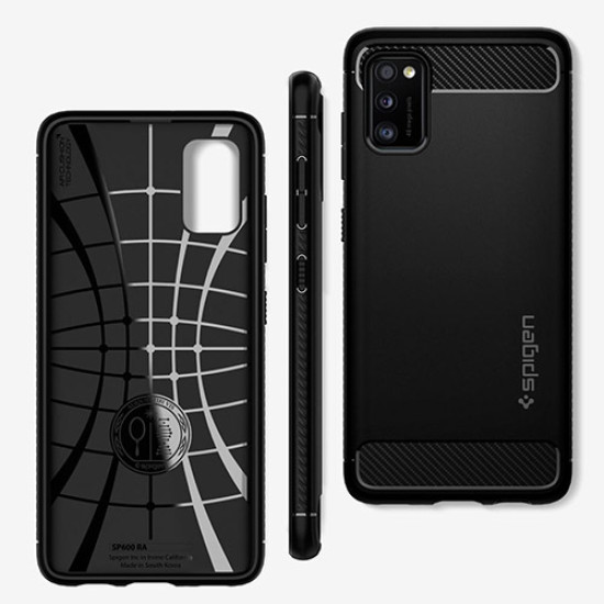 Spigen Rugged Armor Samsung Galaxy A41 - Black Samsung Cases Mobile