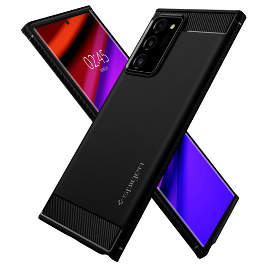 Spigen Rugged Armor Samsung Galaxy Note 20 Ultra - Black Samsung Cases Mobile