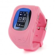 Q50 0.96inch OLED Screen Παιδικό Ρολόι GPS Tracker SOS Smart Monitoring Positioning Phone Kids GPS Baby Watch Anti Lost - Ροζ