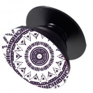 NXE Βάση Στήριξης και Μεταφοράς Σχέδιο Μαντάλα για όλα τα Smartphones - Μαύρο