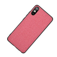 Cloth Texture PC + TPU Unique Case for Xiaomi Redmi 9A - Pink