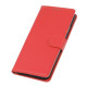Litchi Skin Magnetic Stylish Leather Shell for Xiaomi Redmi 9 - Red XIAOMI Cases Mobile