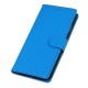 Litchi Skin Magnetic Stylish Leather Shell for Xiaomi Redmi 9 - Blue XIAOMI Cases Mobile