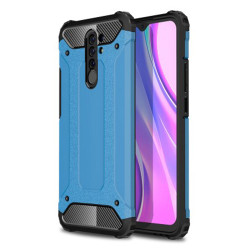 Tough Armor Υβριδική Θήκη Σιλικόνης TPU σε Συνδυαμό με Πλαστικό για Xiaomi Redmi 9 - Μπλε