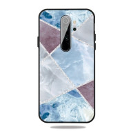 Matte Black TPU Unique Marble Texture Shell for Xiaomi Redmi 9 - Frame Mixture