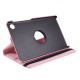 Litchi Texture 360° Rotating Stand Leather Case for Huawei MatePad T8 - Pink Huawei Tablets Case
