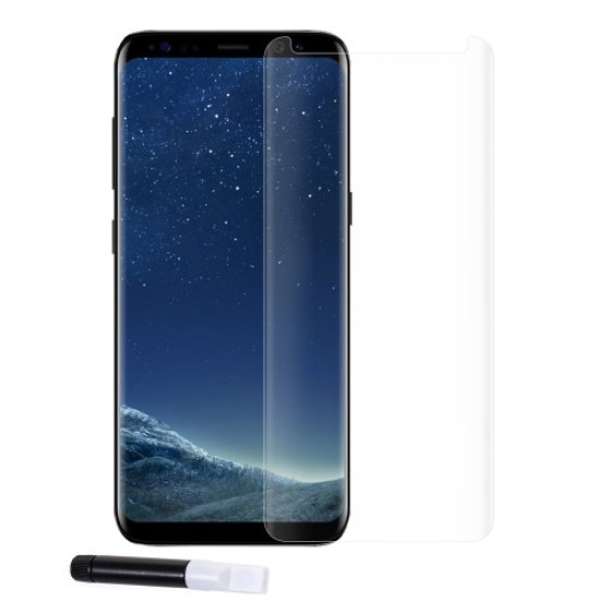 RURIHAI 3D Full Glue UV Liquid Tempered Glass Screen Film for Samsung Galaxy S8 Samsung Screen Protectors