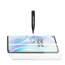 MOCOLO 3D Σκληρυμένο Γυαλί (Tempered Glass) Προστασίας Οθόνης με Υγρή Κόλλα και Λάμπα UV Πλήρης Κάλυψης για OnePlus 8