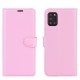 Litchi Surface Wallet Leather Case for Samsung Galaxy A31 - Pink Samsung Cases Mobile