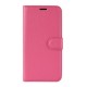 Litchi Skin Leather Stand Phone Shell Wallet Case for Samsung Galaxy M21/M30s - Rose Samsung Cases Mobile