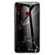 Marble Texture Tempered Glass + PC + TPU Hybrid Phone Cover for Samsung Galaxy A20s - Gold/Black Samsung Cases Mobile