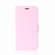 For iPhone SE (2nd generation)/8/7 4.7 inch Litchi Skin Wallet PU Leather Magnetic Protective Case - Pink Apple Cases Mobile