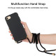 Soft TPU Phone Cover with Multi-function Strap for iPhone 6/6s/7/8 4.7-inch - Black Apple Cases Mobile