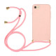Soft TPU Phone Cover with Multi-function Strap for iPhone 6/6s/7/8 4.7-inch - Pink Apple Cases Mobile