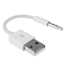 0.15m Anti-interference 3.5mm Male AUX Audio Jack to USB 2.0 Male Adapter Cord 0.15m Anti-interference 3.5mm Male AUX Audio Jack to USB 2.0 Male Adapter Cord