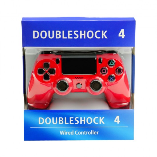 Ενσύρματο Joystick Game Controller Doubleshock 4 για PS4 / Android / PC / Xbox 360 / PS3 - Μαύρο Gaming