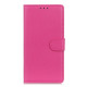 Litchi Texture Skin Wallet Stand Flip Leather Cell Cover for Oppo Realme 5 Pro - Rose Oppo Realme Cases Mobile