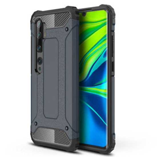 Armor Guard PC + TPU Cool Shell for Xiaomi Mi Note 10 Lite/Mi CC9 Pro - Dark Blue XIAOMI Cases Mobile