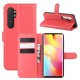 Litchi Skin Magnetic Leather Stand Case for Xiaomi Mi Note 10 Lite - Red XIAOMI Cases Mobile
