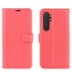 Litchi Skin Magnetic Leather Stand Case for Xiaomi Mi Note 10 Lite - Red XIAOMI Cases Mobile