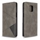 Geometric Pattern Auto-absorbed Leather Shell Case for Xiaomi Redmi Note 9 Pro/Note 9 Pro Max/Note 9S - Grey XIAOMI Cases Mobile