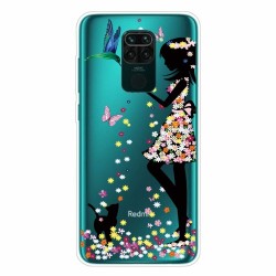 Pattern Printing TPU Case Phone Cover for Xiaomi Redmi Note 9/Redmi 10X 4G - Flowered Beauty