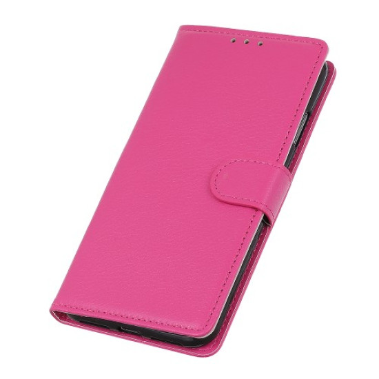 Litchi Skin Wallet Stand Leather Cover Case for Xiaomi Redmi Note 8 - Rose XIAOMI Cases Mobile