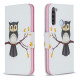 Pattern Printing Cross Texture Wallet Stand Flip Leather Case for Xiaomi Redmi Note 8 - Owl XIAOMI Cases Mobile