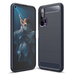 Θήκη Σιλικόνης TPU Carbon Fiber Brushed για Huawei Honor 20 Pro - Σκούρο Μπλε Θήκη Σιλικόνης TPU Carbon Fiber Brushed για Huawei Honor 20 Pro - Σκούρο Μπλε