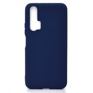 Anti-fingerprint Solid Color Matte TPU Phone Shell for Huawei Honor 20 Pro - Blue