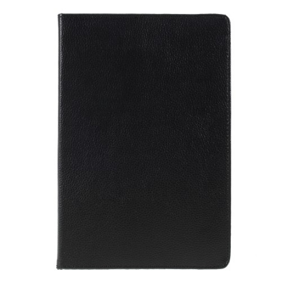 Litchi Texture 360° Swivel Stand Leather Case for Samsung Galaxy Tab S6 Lite - Black Samsung Cases Mobile Tablet
