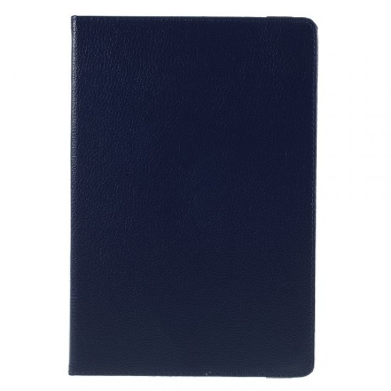 Περιστρεφόμενη Δερμάτινη Θήκη Βιβλίο με Βάση Στήριξης για Samsung Galaxy Tab S6 Lite - Σκούρο Μπλε Samsung Θήκες Tablet